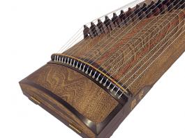 君琴古筝大师珍藏级整挖古筝JQX5003W天音酸枝木装饰可传承整挖筝