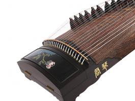 君琴古筝大师珍藏级JQX5002W繁花黑檀实木漆画工艺整挖古筝演奏筝